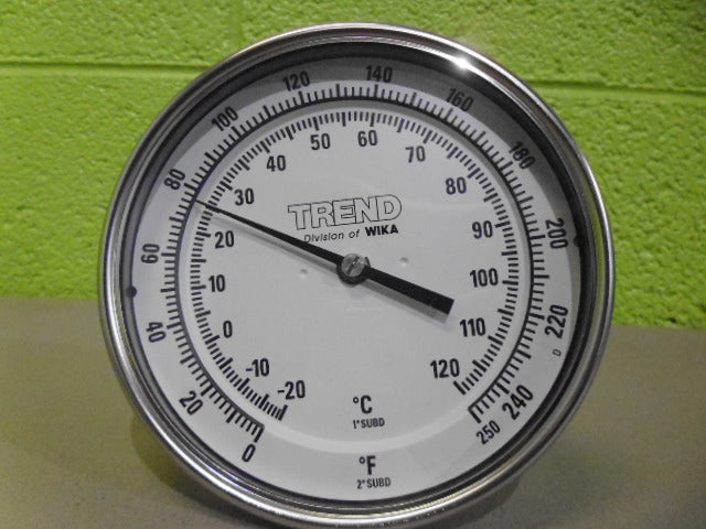 TREND 52040A006G4 0/250 BIMETAL THERMOMETER *NEW IN BOX*