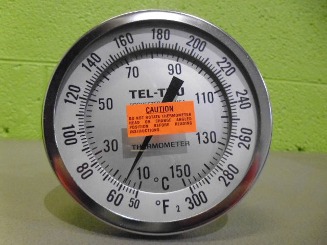 TEL-TRU AA575R-50-300 6.5 INCH 50/300 THERMOMETER *NEW IN BOX*