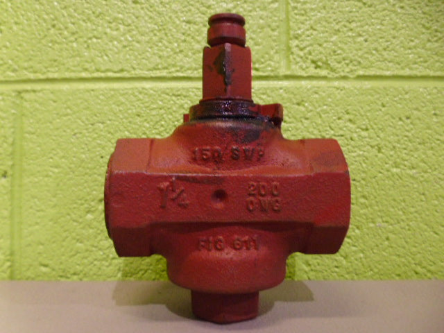 HOMESTEAD FIG 611 1-1/4" THREADED LUBRICATED PLUG VALVE *USED*
