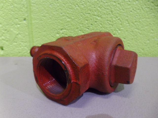 HOMESTEAD FIG 611 1-1/4" THREADED LUBRICATED PLUG VALVE *USED*