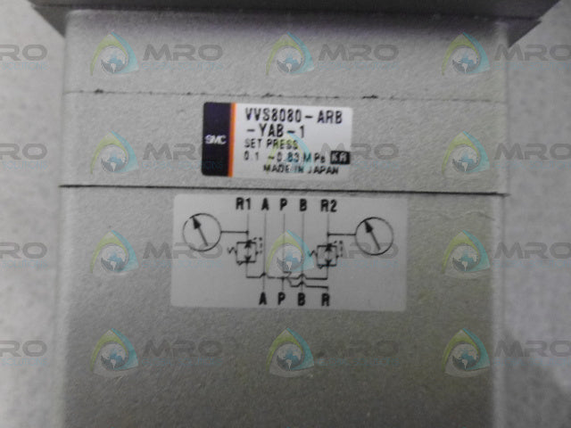 SMC VVS8080-ARB-YAB-1 SOLENOID VALVE *NEW NO BOX*