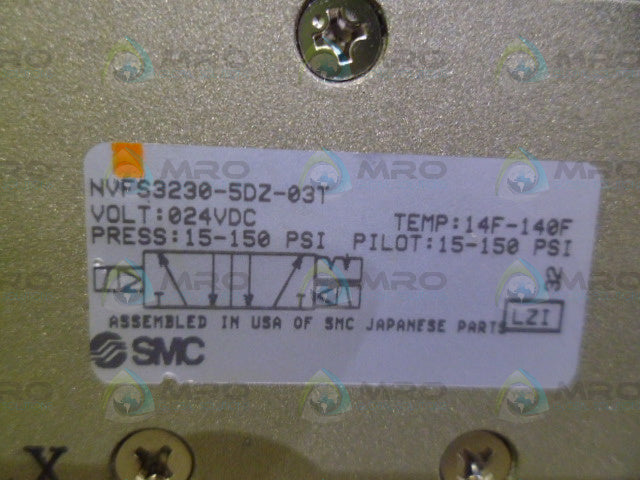 SMC NVFS3230-5DZ-03T SOLENOID VALVE *NEW NO BOX*