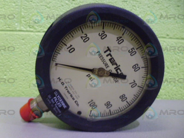TRERICE 450LFSS 0-100PSI PROCESS GAUGE *NEW NO BOX*