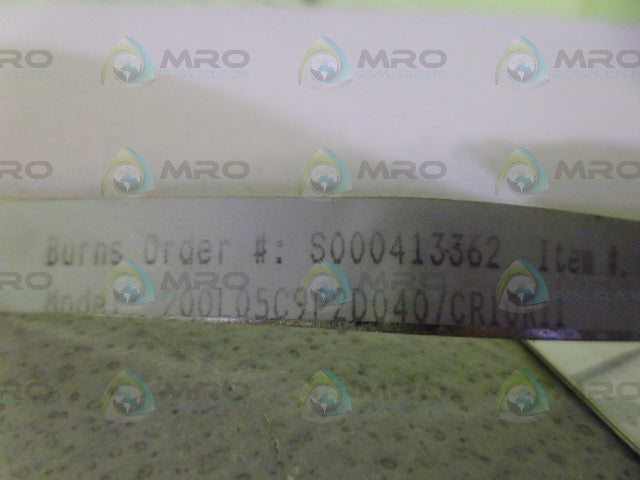BURNS 200L05C9P2D040/CR10R11 SENSOR *NEW NO BOX*