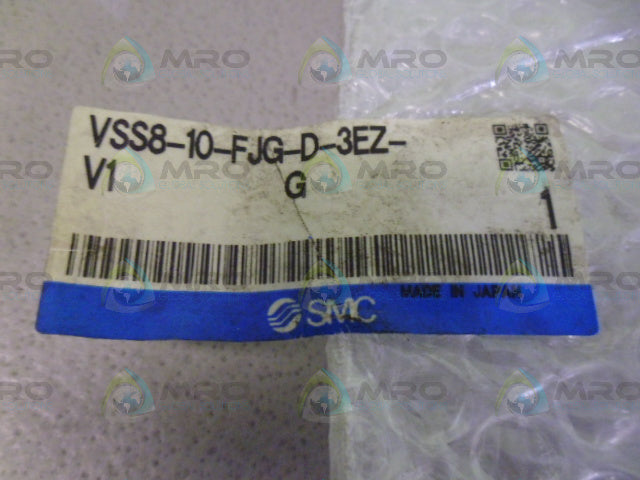 SMC VSS8-10-FJG-D-3EZ-V1 SOLENOID VALVE *NEW NO BOX*