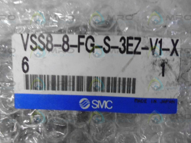 SMC VSS8-8-FG-S-3EZ-V1-X6 SOLENOID VALVE *NEW NO BOX*
