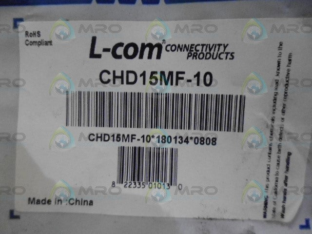 L-COM CHD15MF10 CABLE *NEW IN FACTORY BAG*