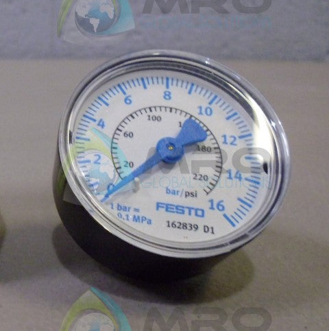 FESTO MA-50-16-1/4-EN 162839 PRESSURE GAUGE *NEW NO BOX*
