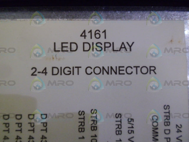 TOTAL CONTROL 4161-4-24-N12 PANEL DISPLAY *NEW IN BOX*