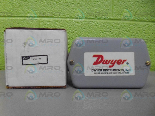 DWYER 647-8 PRESSURE TRANSMITTER *NEW IN BOX*
