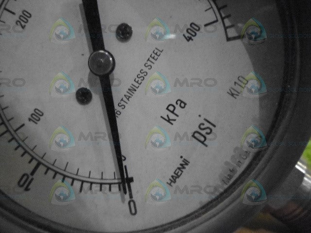 HAENNI DRO100/411.233 0-60PSI GAUGE *NEW IN BOX*