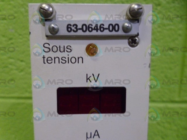 SAMES ELECTROSTATIC 63-0646-00 POWER SUPPLY *USED*