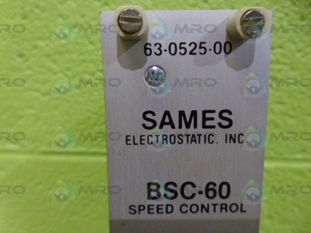 SAMES ELECTRONICS 63-0525-00 SPEED CONTROL BOARD *USED*
