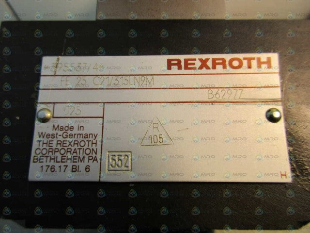REXROTH 395537/4 FLOW CONTROL VALVE *NEW NO BOX*