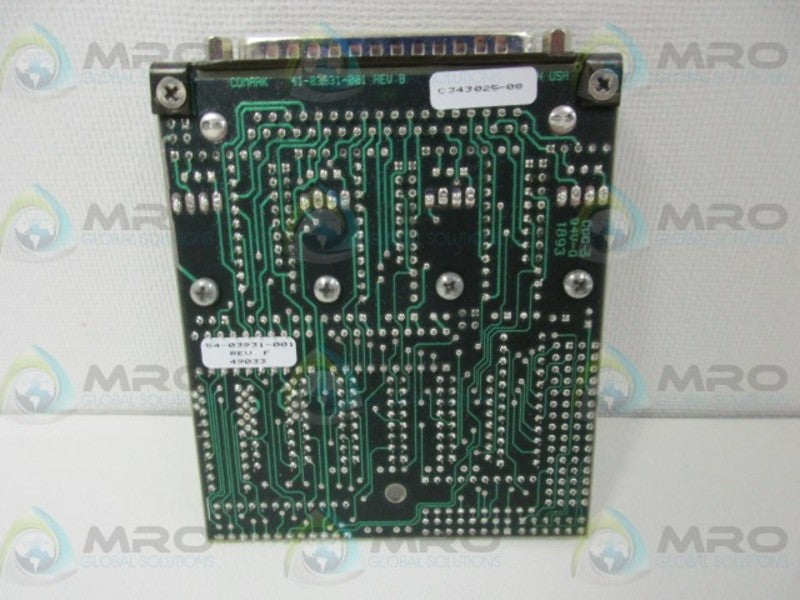 COMARK 54-03931-001 I/O EXPANSION INTERFACE *NEW NO BOX*