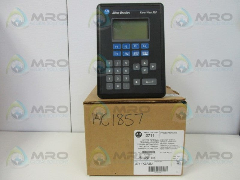 ALLEN BRADLEY PANELVIEW 300 2711-K3A5L1 SER. A REV. A FRN 4.00 *NEW IN BOX*