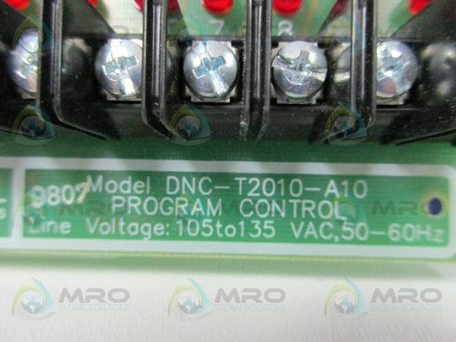 NCC DNC-T2010-A10 PROGRAM CONTROL BOARD *NEW NO BOX*