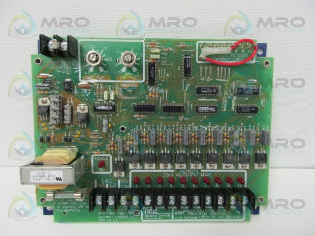NCC DNC-T2010-A10 PROGRAM CONTROL BOARD *NEW NO BOX*