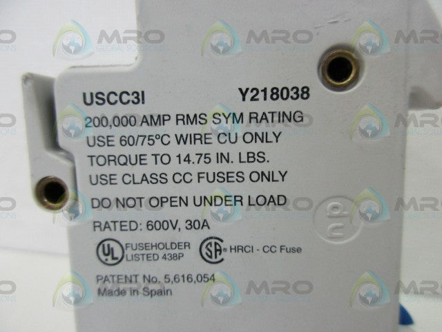 FERRAZ SHAWMUT USCC3I FUSE HOLDER *NEW NO BOX*