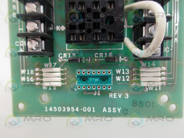 HONEYWELL 14503954-001 RELAY CIRCUIT BOARD *USED*