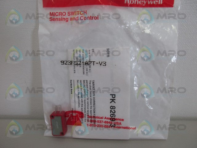 HONEYWELL 923FS2-A7T-V3 LIMIT SWITCH *NEW IN FACTORY BAG*