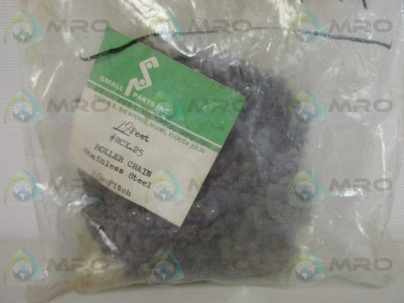 SMALLPARTS RCX-25 12FT ROLLER CHAIN *NEW IN FACTORY BAG*