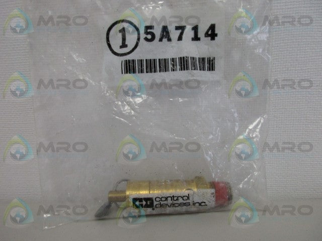 CONTROL DEVICES 5A714 RELIEF VALVE *NEW IN FACTORY BAG*