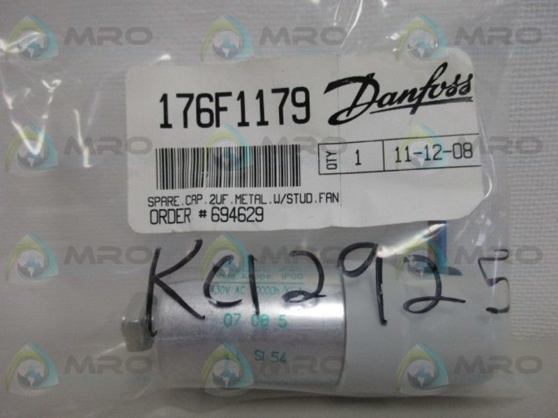 DANFOSS 176F1179 FAN CAPACITOR * NEW IN FACTORY BAG *