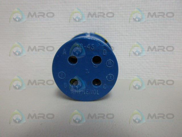 AMPHENOL 20-4S 4PIN CONNECTOR *NEW NO BOX*
