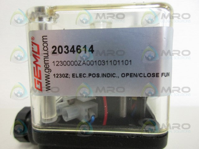 GEMU 1230000ZA001031101101 ELECTRICAL POSITION INDICATOR *NEW NO BOX*