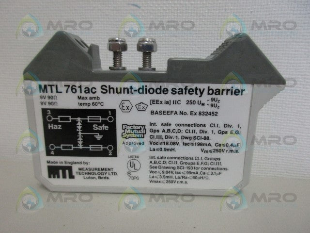MEASUREMENT TECHNOLOGY MTL767ac SAFETY BARRIER *NEW NO BOX*