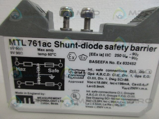 MEASUREMENT TECHNOLOGY MTL767ac SAFETY BARRIER *NEW NO BOX*