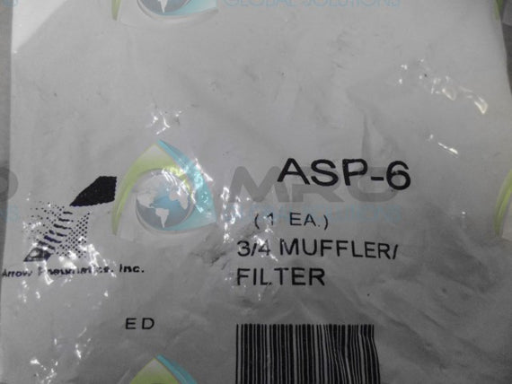 ARROW PNEUMATICS ASP-6 MUFFLER FILTER 3/4" * NEW IN FACTORY BAG *