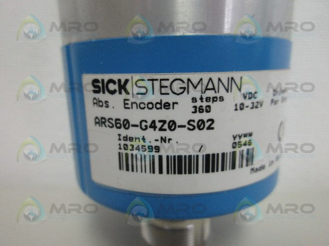 SICK STEGMANN ARS60-G4Z0-S02 ABSOLUTE ENCODER *NEW NO BOX*