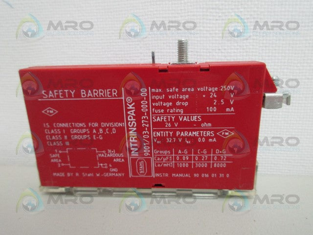 STAHL 9001/03-273-000-00 SAFETY BARRIER *NEW NO BOX*