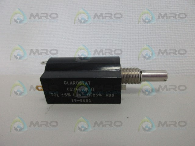CLAROSTAT 62JA-10K LINEAR WIREWOUND POTENTIOMETER *NEW NO BOX*