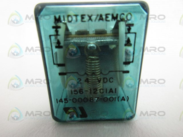 MIDTEX 145-00087-001A RELAY *NEW NO BOX*
