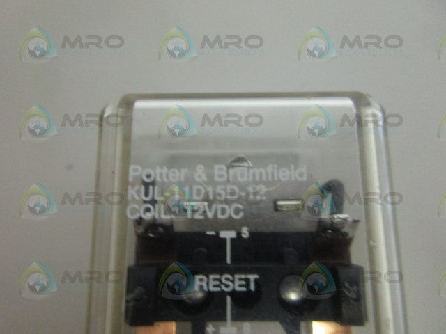 POTTER & BRUMFIELD KUL-11D15D-12 RELAY 12VDC *NEW NO BOX*