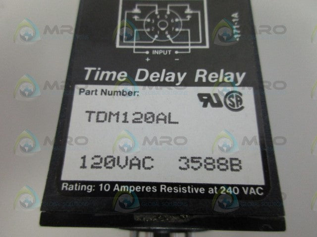 SSAC TDM120AL TIME DELAY RELAY *NEW NO BOX*