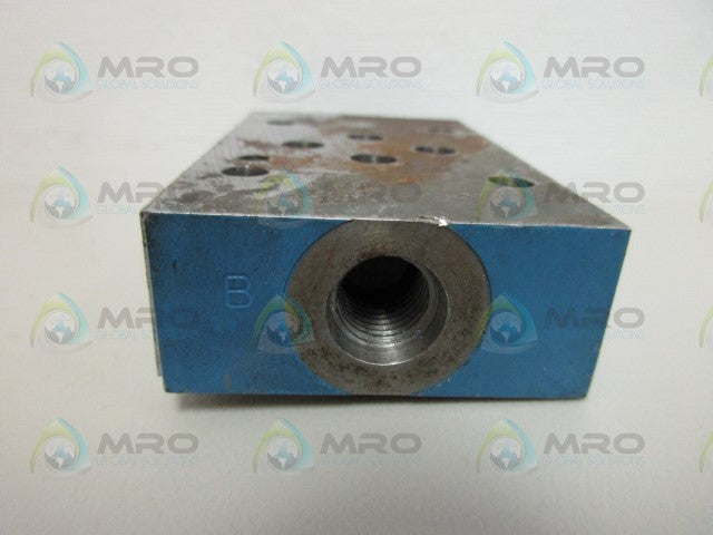 VICKERS DGMA-3-TI-20-S TAPPING PLATE *USED*