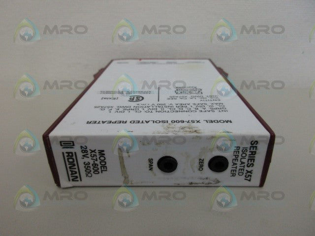 RONAN X57-600 BARRIER ISOLATED REPEATER *USED*