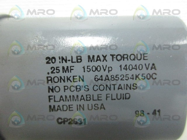 RONEN 64A85254K50C CAPACITOR *NEW NO BOX*
