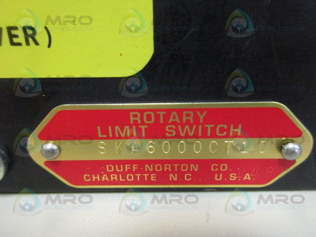 DUFF-NORTON SKA6000CT10 ROTARY LIMIT SWITCH *NEW NO BOX*