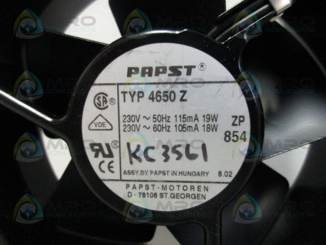 PAPST 4650 Z AXAIL FAN *NEW NO BOX*