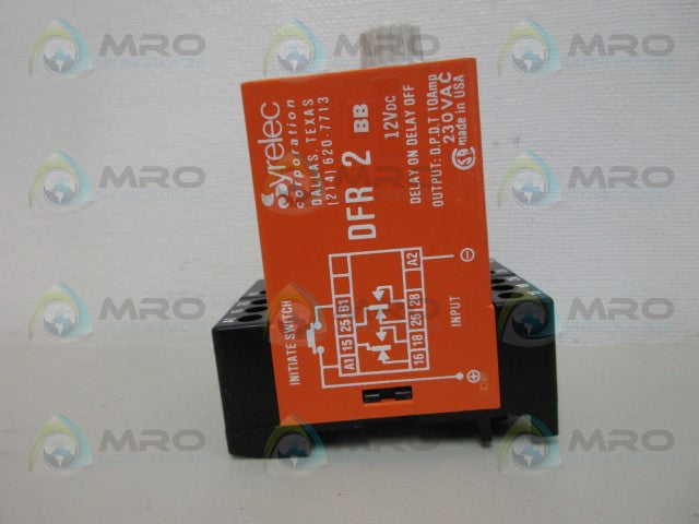 SYRELEC DFR 2 INTATE SWITCH *NEW NO BOX*