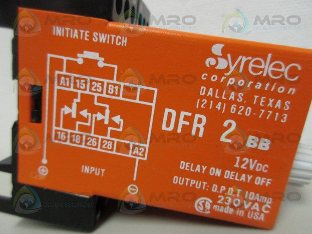 SYRELEC DFR 2 INTATE SWITCH *NEW NO BOX*