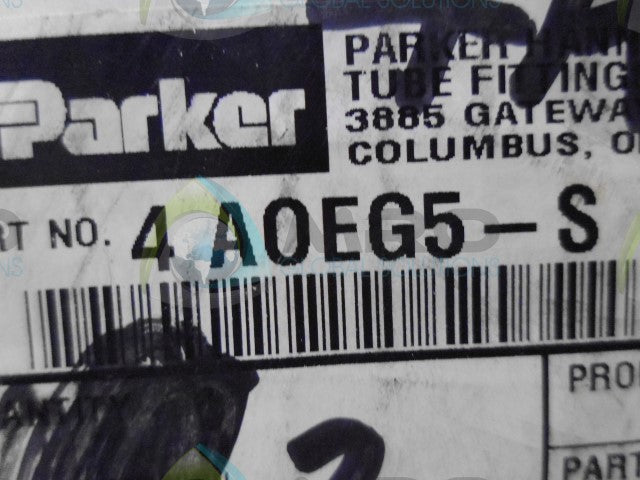 LOT OF 2 PARKER 4A0EGS ADAPTER *NEW IN BOX*