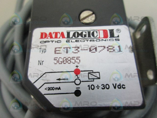 DATALOGIC ET3-0781 OPTIC SENSOR *NEW NO BOX*