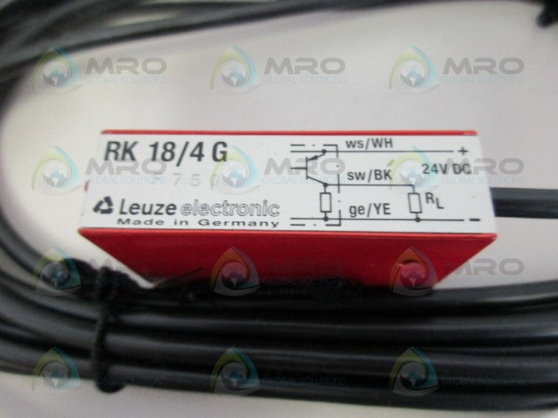 LEUZE RK 18/4G PHOTOELECTRIC SENSOR *NEW NO BOX*