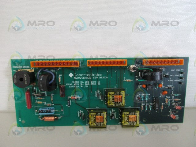 LASER TECHNICS 206-2726-03 BOARD *NEW NO BOX*